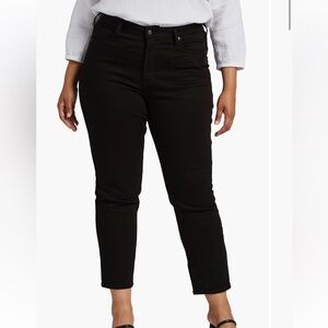 Silver Jeans Co. Infinite Fit High Waist Skinny Jeans Black 3X 22W